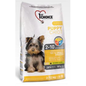 1ST CHOICE сухой корм для щенков мелких пород, курица