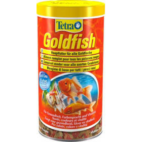 TetraGoldfish корм в хлопьях для всех видов золотых рыбок