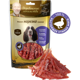 Деревенские лакомства Утиная нарезка сушеная 100г 79711212