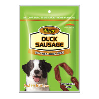 Wanpy Dog лакомство для собак утиные сосиски 100 г