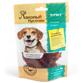 Titbit Лакомый кусочек Утиные грудки 60г 006429