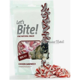 Brit Care Cat Let's Bite Chicken Sandwich Лакомство для кошек "Куриный сэндвич"