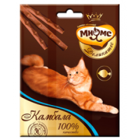 Мнямс Деликатес лакомые палочки 9 см для кошек с камбалой 3х4г