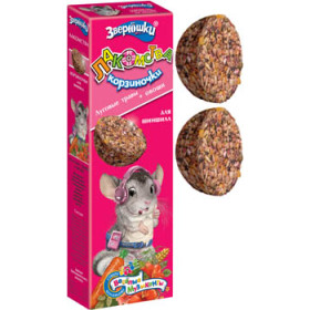 ЗВЕРЮШКИ "Лакомства-корзиночки" (луговые травы+овощи) для шиншилл