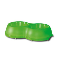 FOP Миски Enjoy 7 двойные/разноцветные для кошек 26*15см