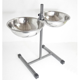 РЕКС Подставка телескопическая с мисками для собак