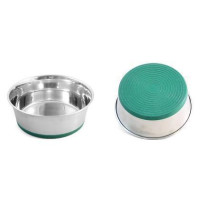 Triol миска утяжеленная "Green" металлическая на резинке 