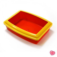 Вака туалет-лоток для кошек с бортиком глубокий 