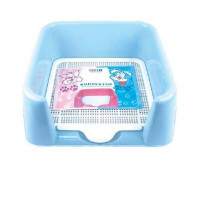 DEZZIE Туалет для собак, с коллектором 42*42*15см, пластик 5600075