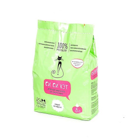 СиСиКэт впитывающий древесный наполнитель крафт-пакет