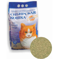 Сибирская кошка наполнитель Прима минеральный комкующийся
