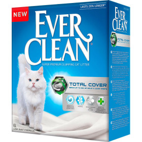 EVER CLEAN Total Cover комкующийся наполнитель с микрогранулами двойного действия 