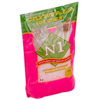 Наполнитель №1 Силикагель For Girls розовые гранулы 12,5 л.