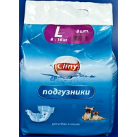 Cliny Подгузники для животных 17-30 кг размер XL 