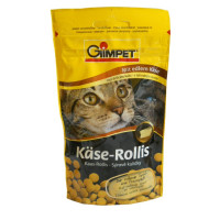 Gimpet витаминизированное лакомство Kase-Rollis для кошек сырные ролики 400 шт.